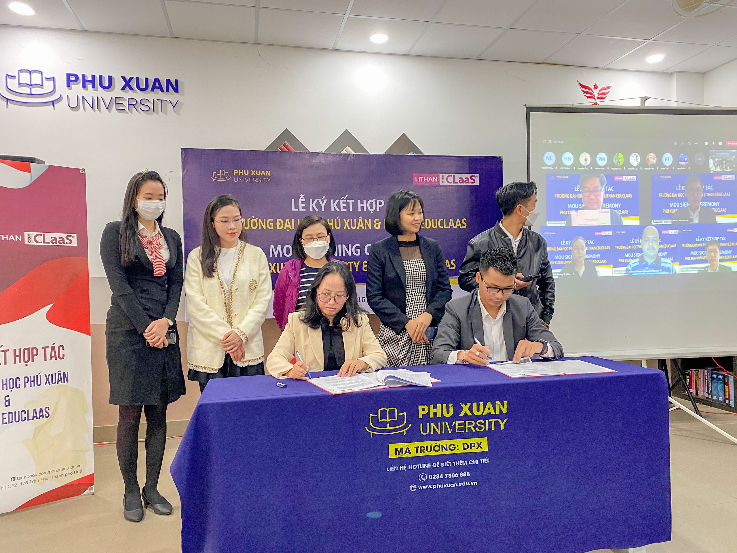 Lễ ký kết hợp tác với Học viện Lithan Singapore